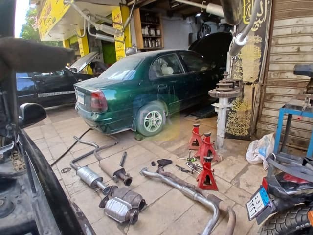 تركيب علبة شكمان أصلية لسيارة Daewoo Lanos بالمعادي